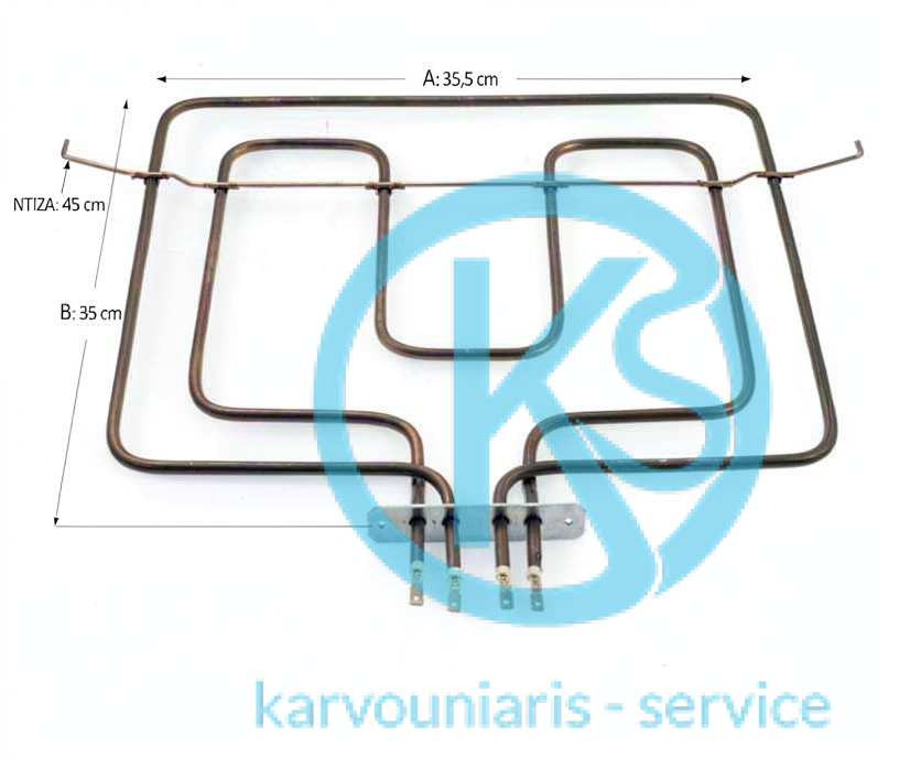 Αντίσταση άνω φούρνου κουζίνας KORTING/GORENJE (με γκρίλ, 2600Watt) - Image 3