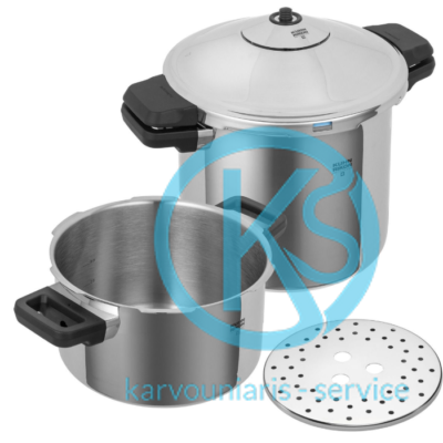 Σετ χύτρας KUHN RIKON Duromatic inox| 24cm | 4.0-6.0L | BOX |