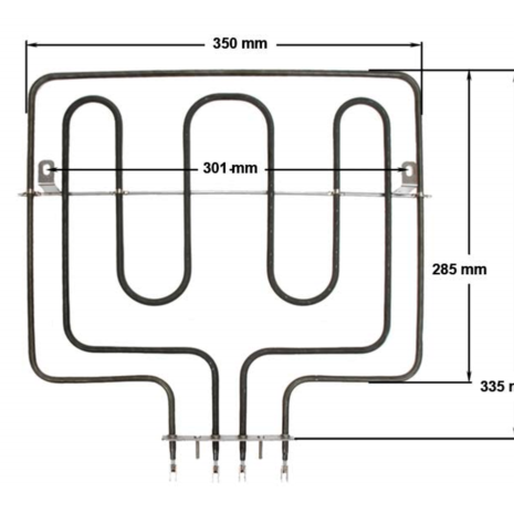 Αντίσταση άνω φούρνου κουζίνας ZANUSSI - ELECTROLUX Αντίσταση άνω φούρνου κουζίνας ZANUSSI - ELECTROLUX